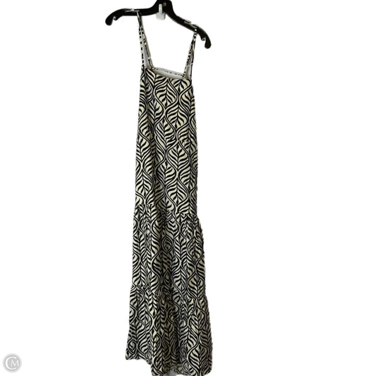 Dress Casual Maxi By Clothes Mentor In Black & Cream, Size: L