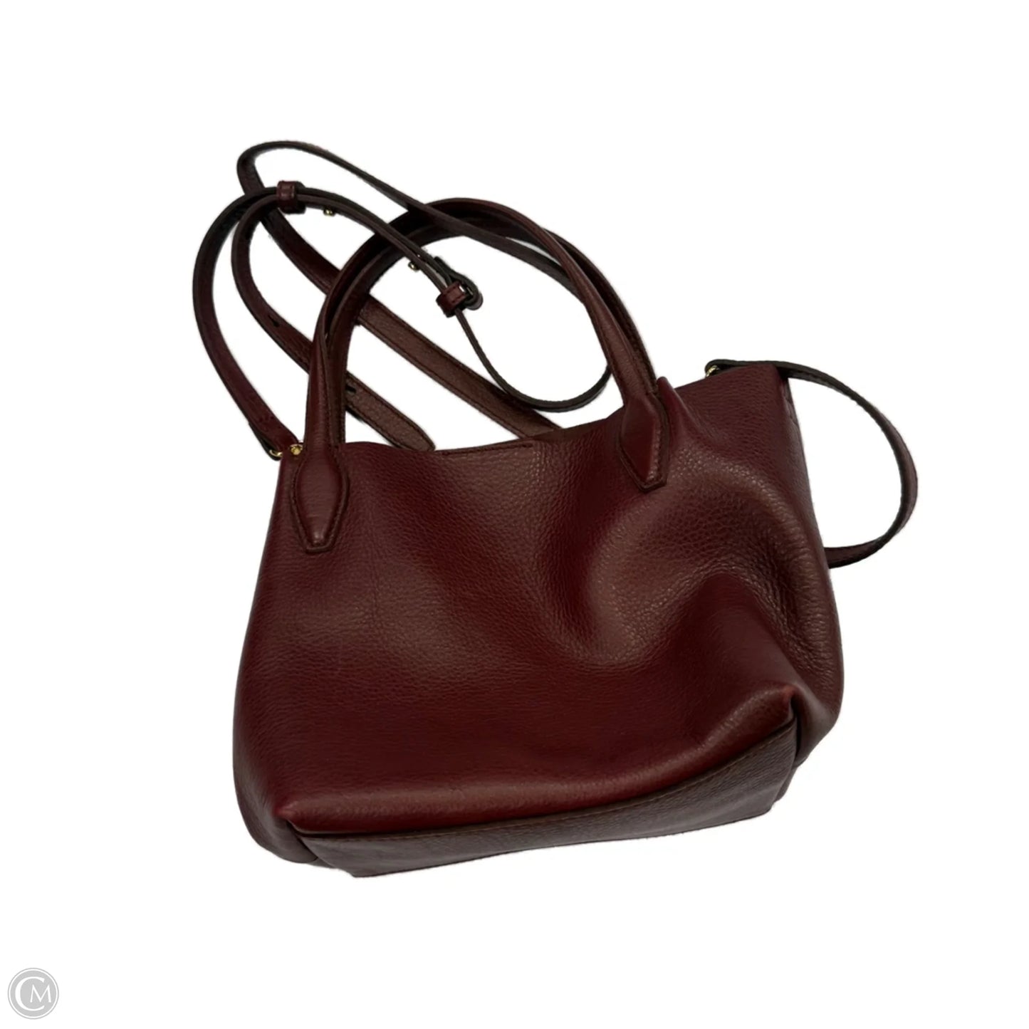 Crossbody Leather By Madewell, Size: Medium