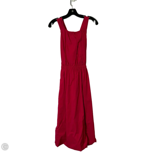 Dress Party Midi By Banana Republic In Pink, Size: Xs