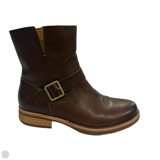 Boots Ankle Flats By Kork Ease In Brown, Size: 6