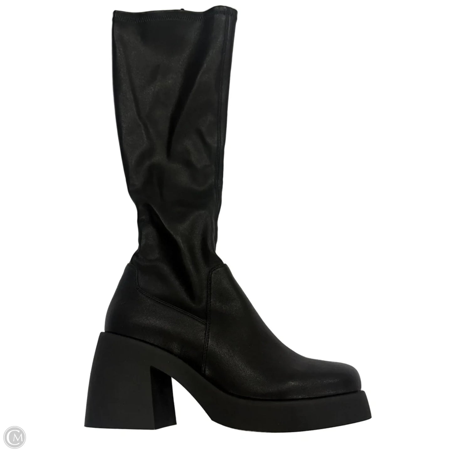 Boots Knee Heels By Steve Madden In Black, Size: 8