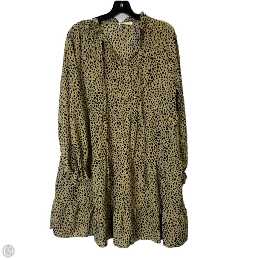 Dress Casual Short By Kirundo In Animal Print, Size: M