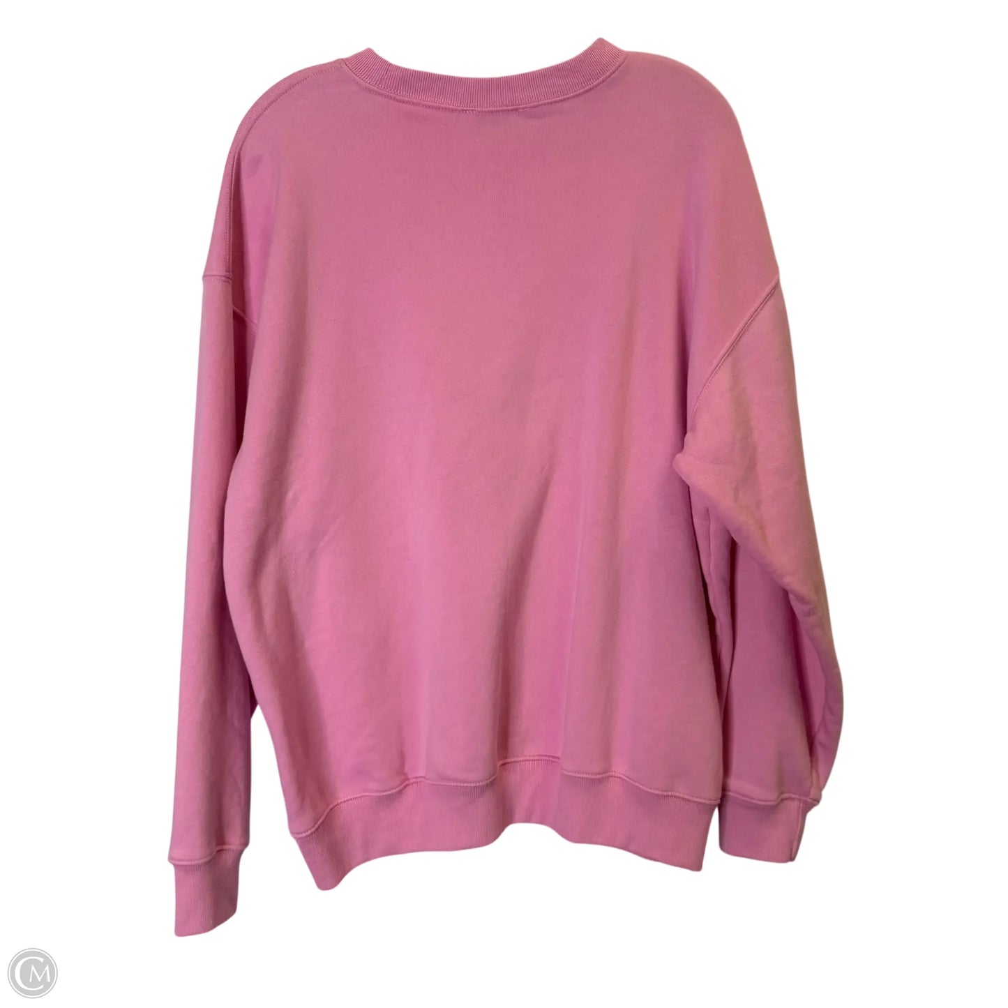 Sweatshirt Crewneck By Zenana In Pink, Size: L