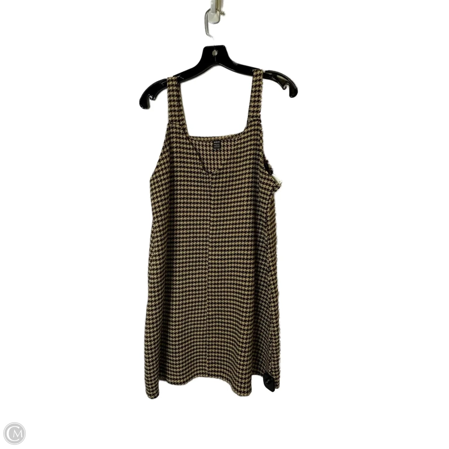 Dress Casual Short By Shein In Brown, Size: L