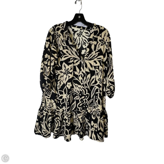 Dress Casual Short By Hyfve In Blue & Cream, Size: S