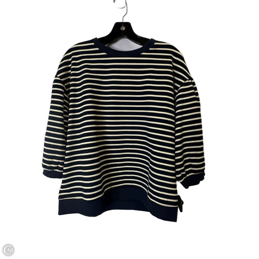 Top Long Sleeve By Jodifl In Navy, Size: L