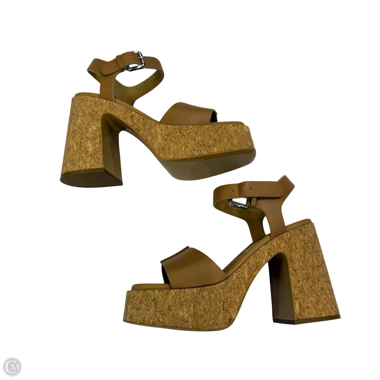 Sandals Luxury Designer By Stella Mccartney In Brown, Size: 10