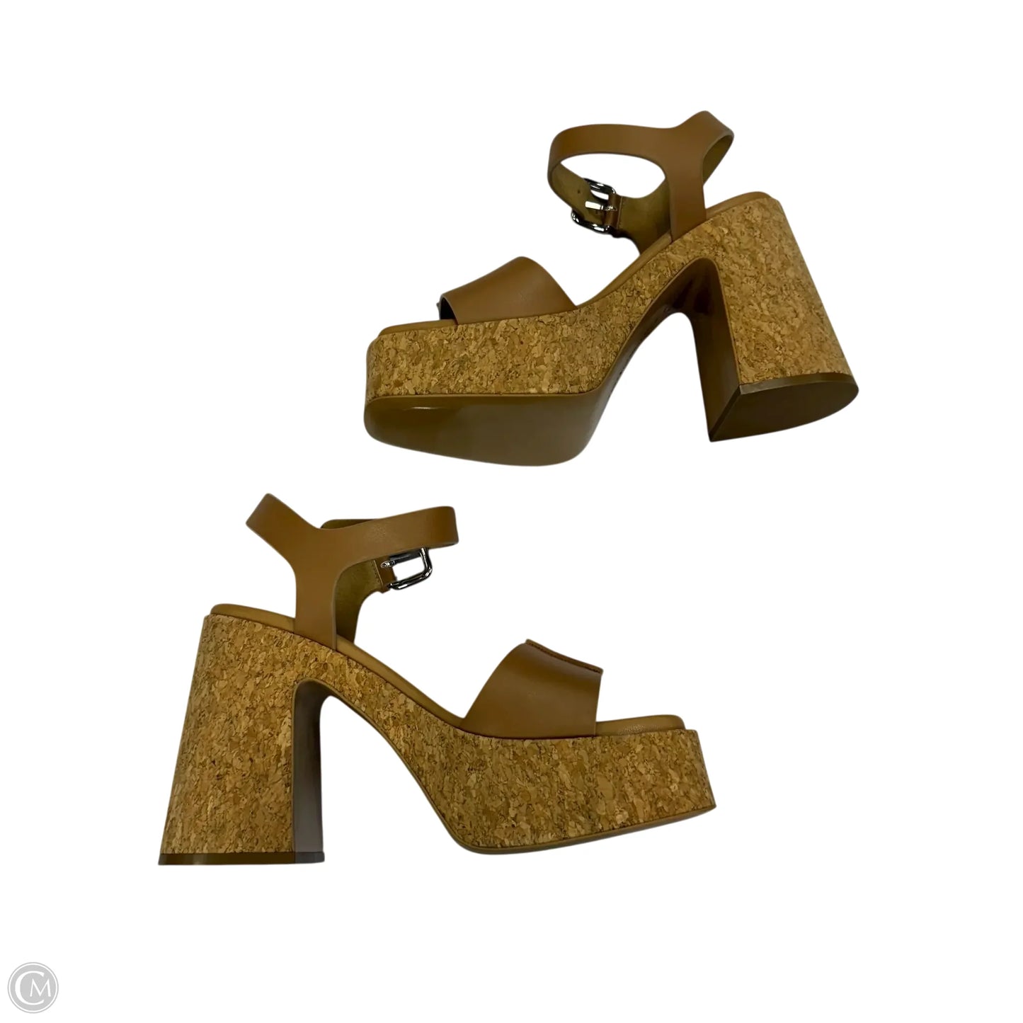Sandals Luxury Designer By Stella Mccartney In Brown, Size: 10