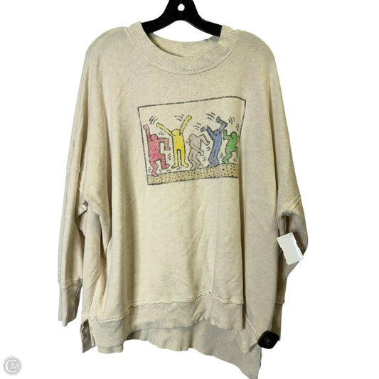 Sweatshirt Crewneck By Aerie In Cream, Size: S