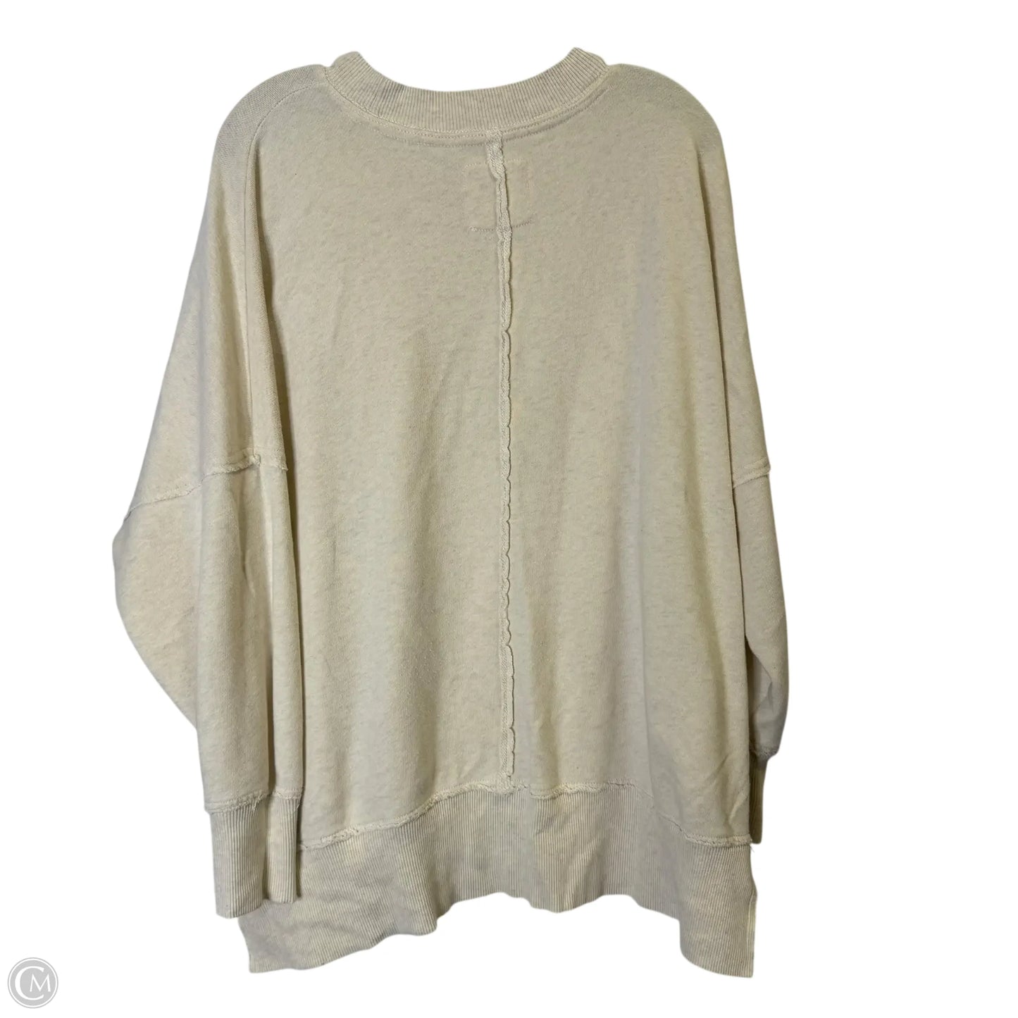 Sweatshirt Crewneck By Aerie In Cream, Size: S