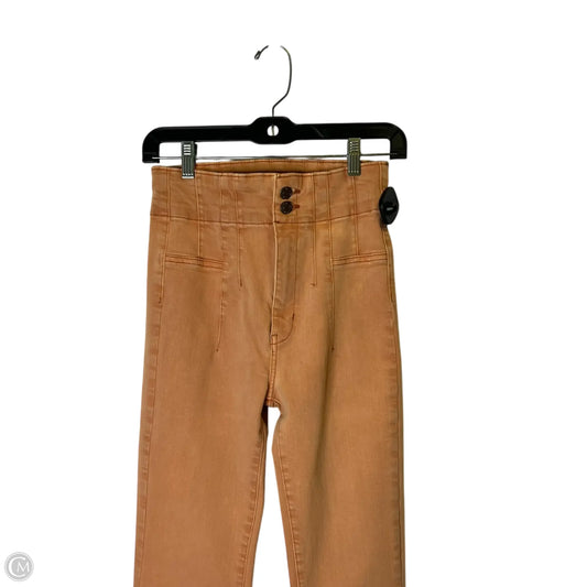 Jeans Flared By We The Free In Orange Denim, Size: 4
