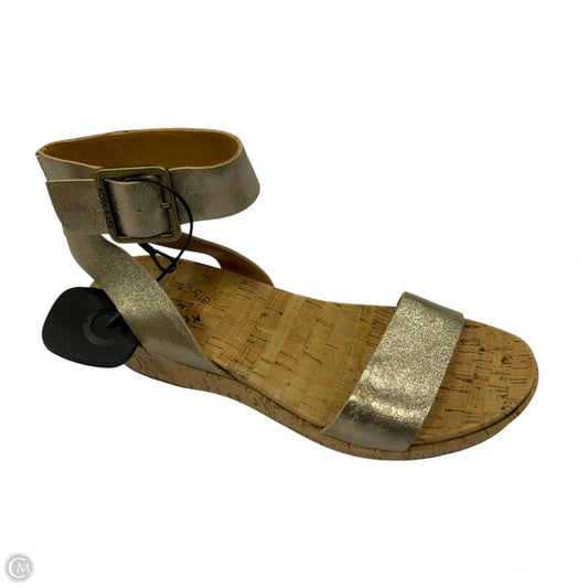 Sandals Flats By Kork Ease In Gold, Size: 8