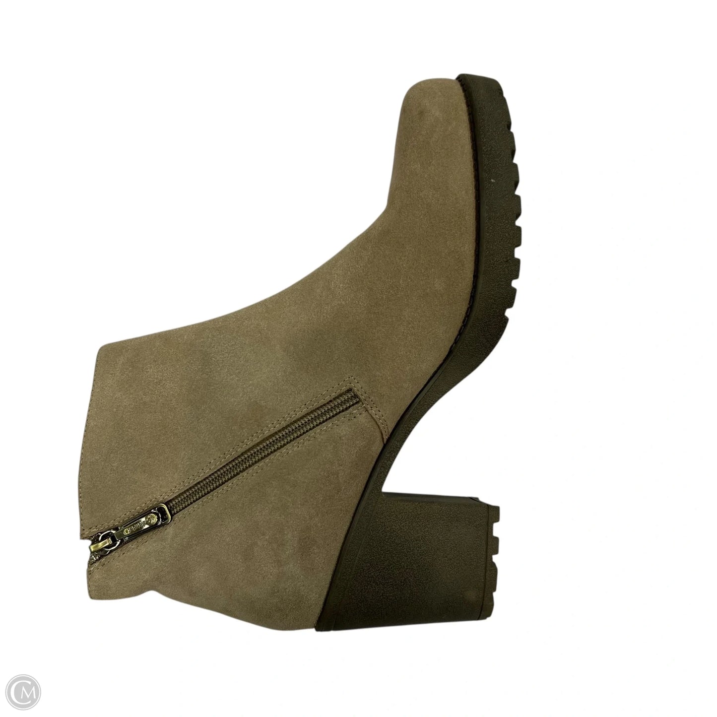 Boots Ankle Heels By Blondo In Taupe, Size: 10