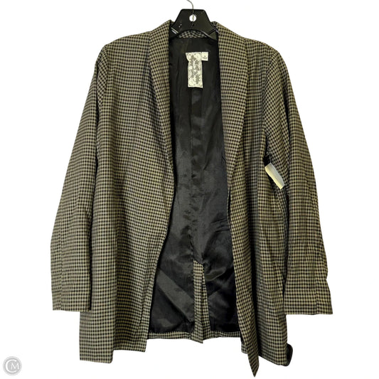Blazer By Sadie & Sage In Plaid Pattern, Size: S