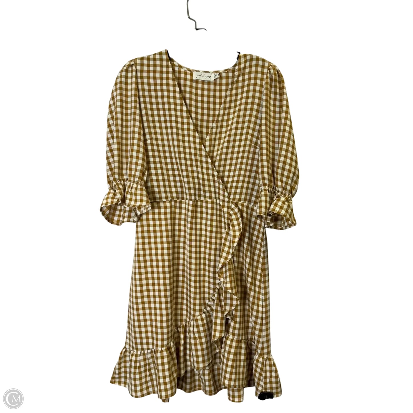 Dress Casual Short By Petal & Pup In Brown, Size: 10