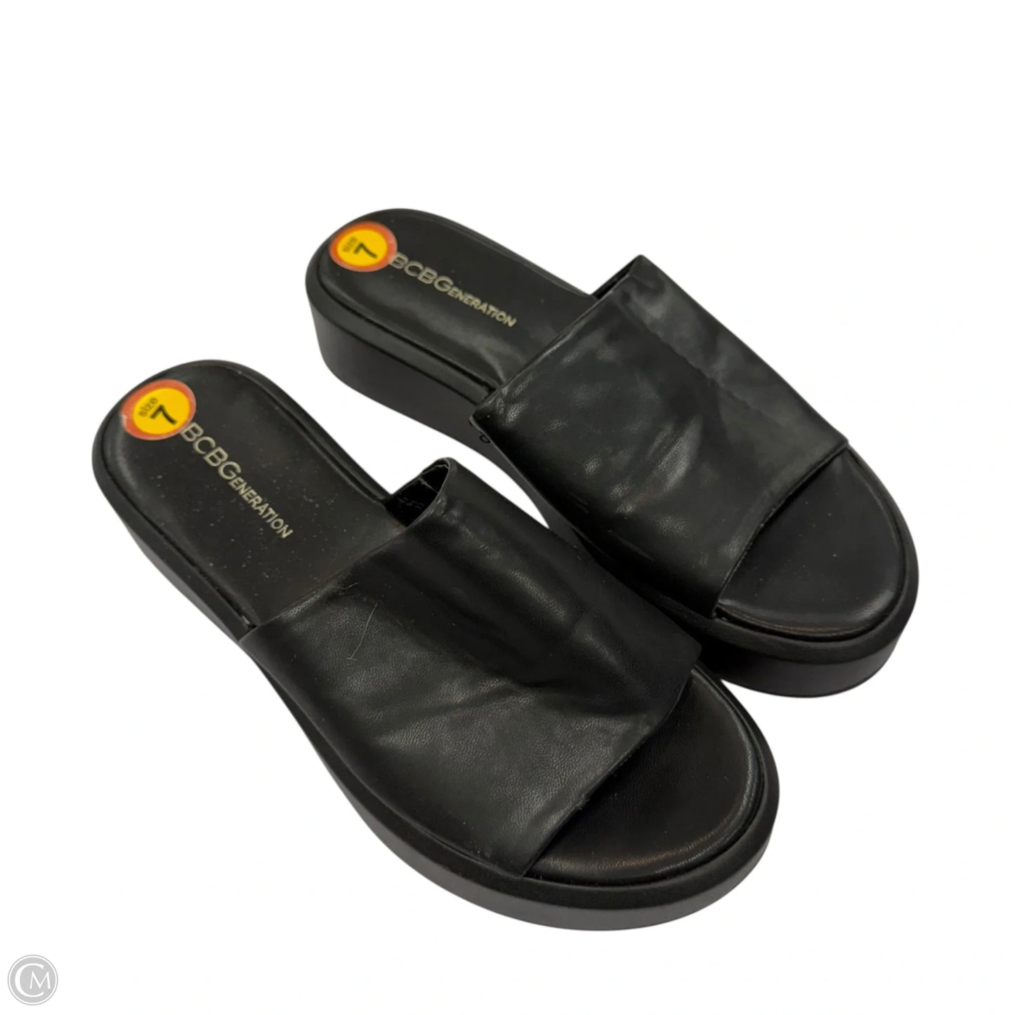 Sandals Flats By Bcbgeneration In Black, Size: 7