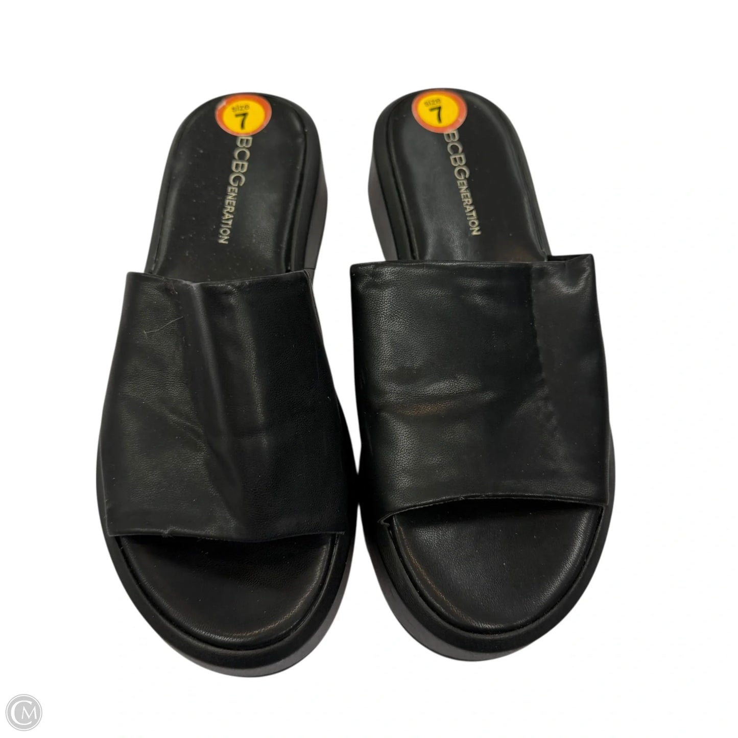 Sandals Flats By Bcbgeneration In Black, Size: 7