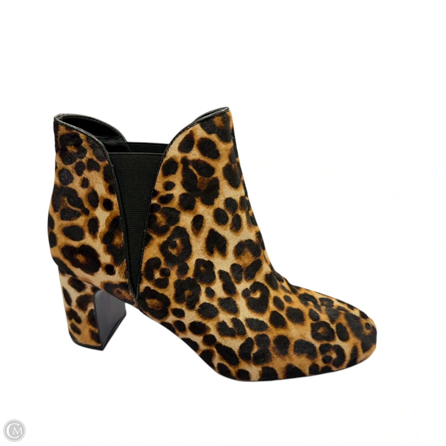 Boots Ankle Heels By White House Black Market In Animal Print, Size: 7.5