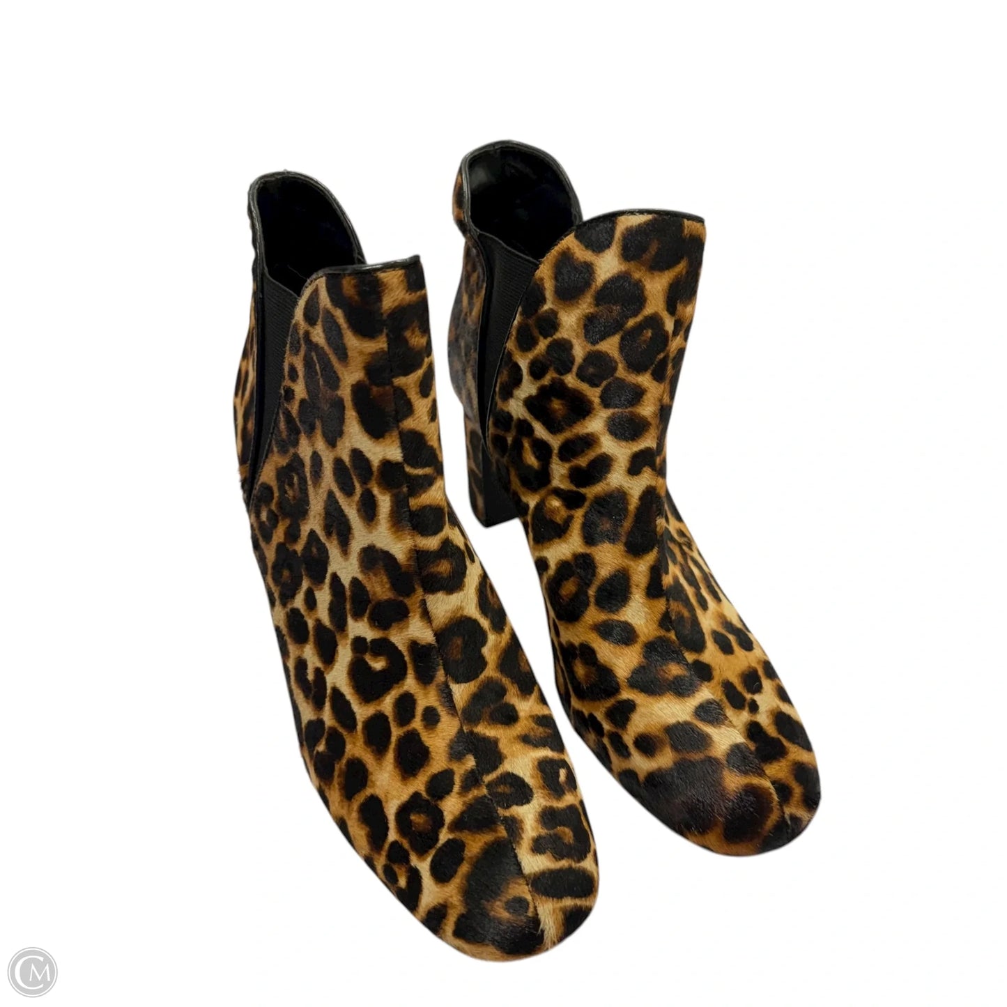 Boots Ankle Heels By White House Black Market In Animal Print, Size: 7.5
