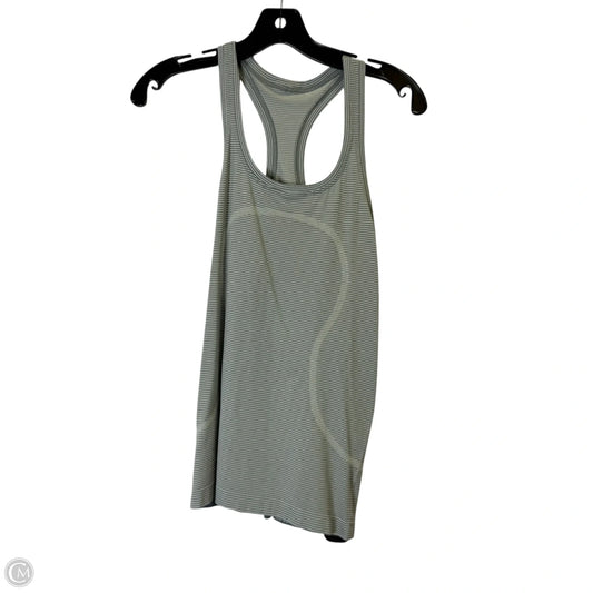 Athletic Tank Top By Lululemon In Blue, Size: 6