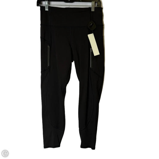 Athletic Leggings By Athleta In Black, Size: Sp