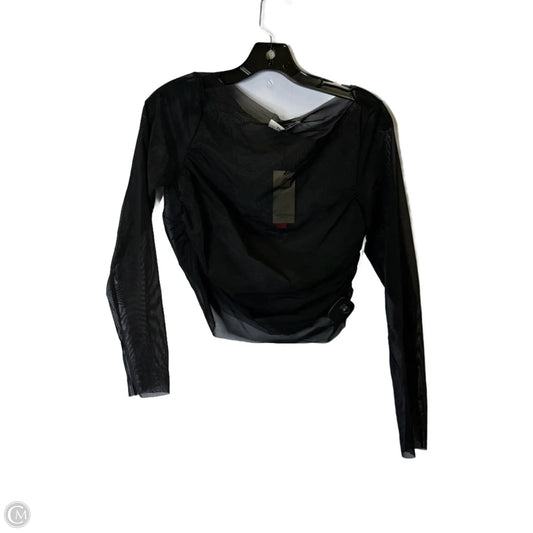Top Long Sleeve By Clothes Mentor In Black, Size: M
