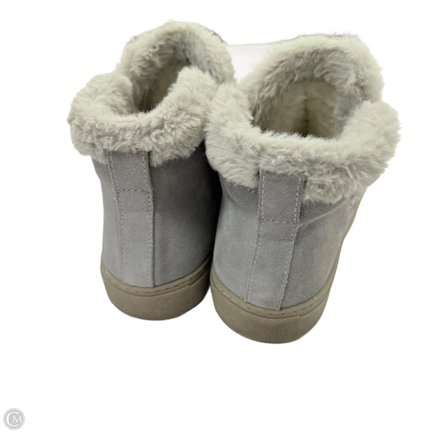 Boots Ankle Flats By Clothes Mentor In Grey, Size: 11