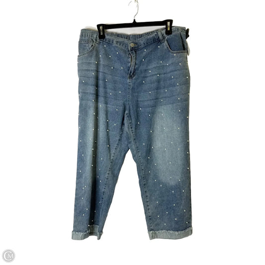 Jeans Straight By Shein In Blue Denim, Size: 22