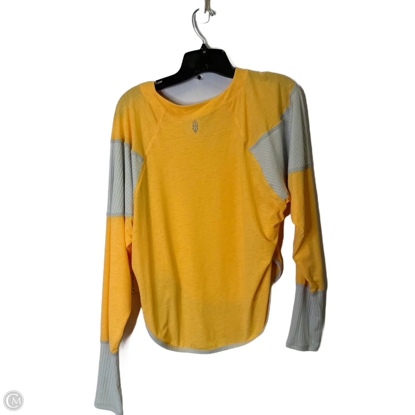 Athletic Top Long Sleeve Crewneck By Free People In Orange, Size: S