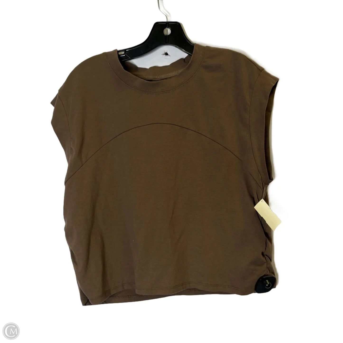 Top Sleeveless By Clothes Mentor In Brown, Size: L