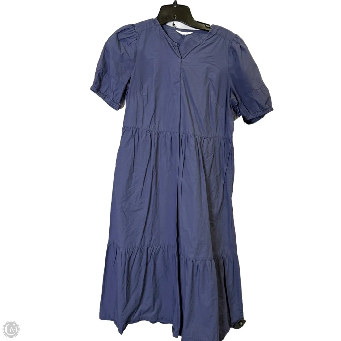Dress Casual Midi By Time And Tru In Blue, Size: S