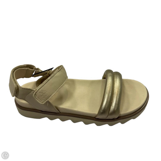 Sandals Flats By Clothes Mentor In Cream, Size: 9
