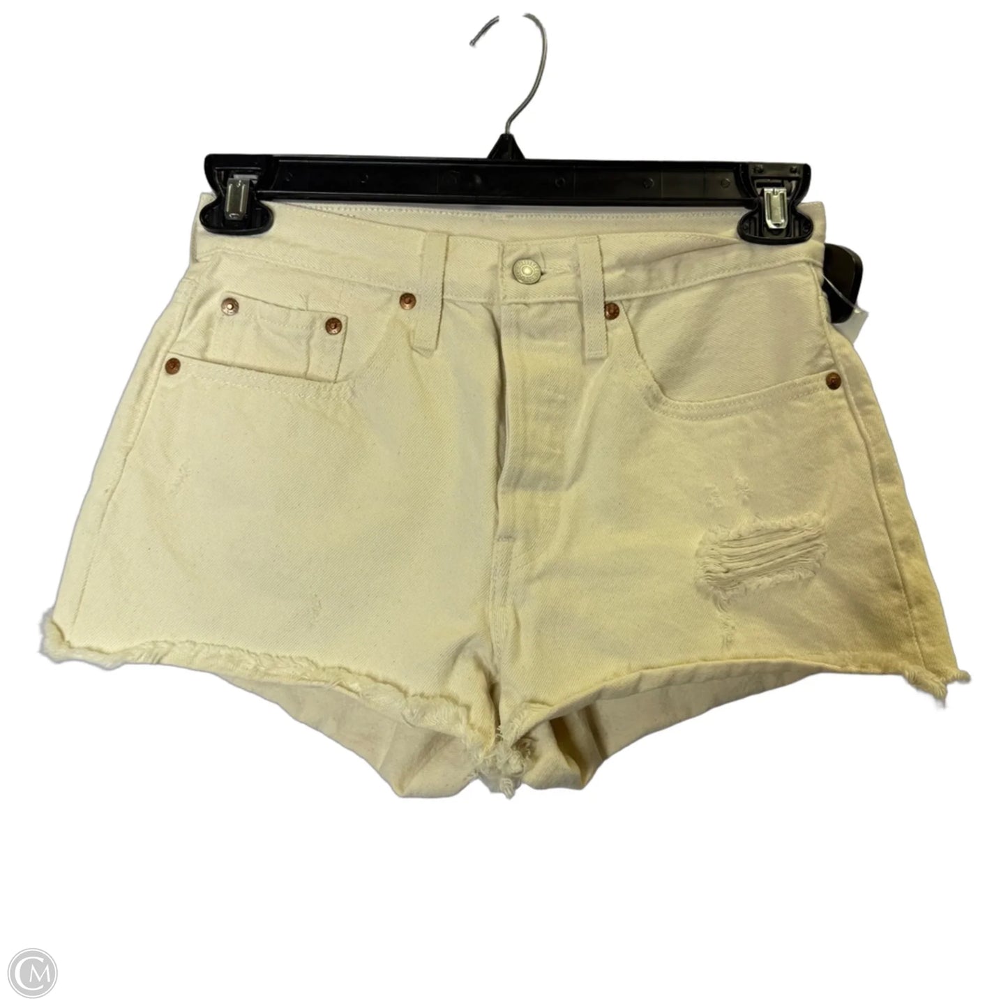 Shorts By Levis In Cream Denim, Size: 2