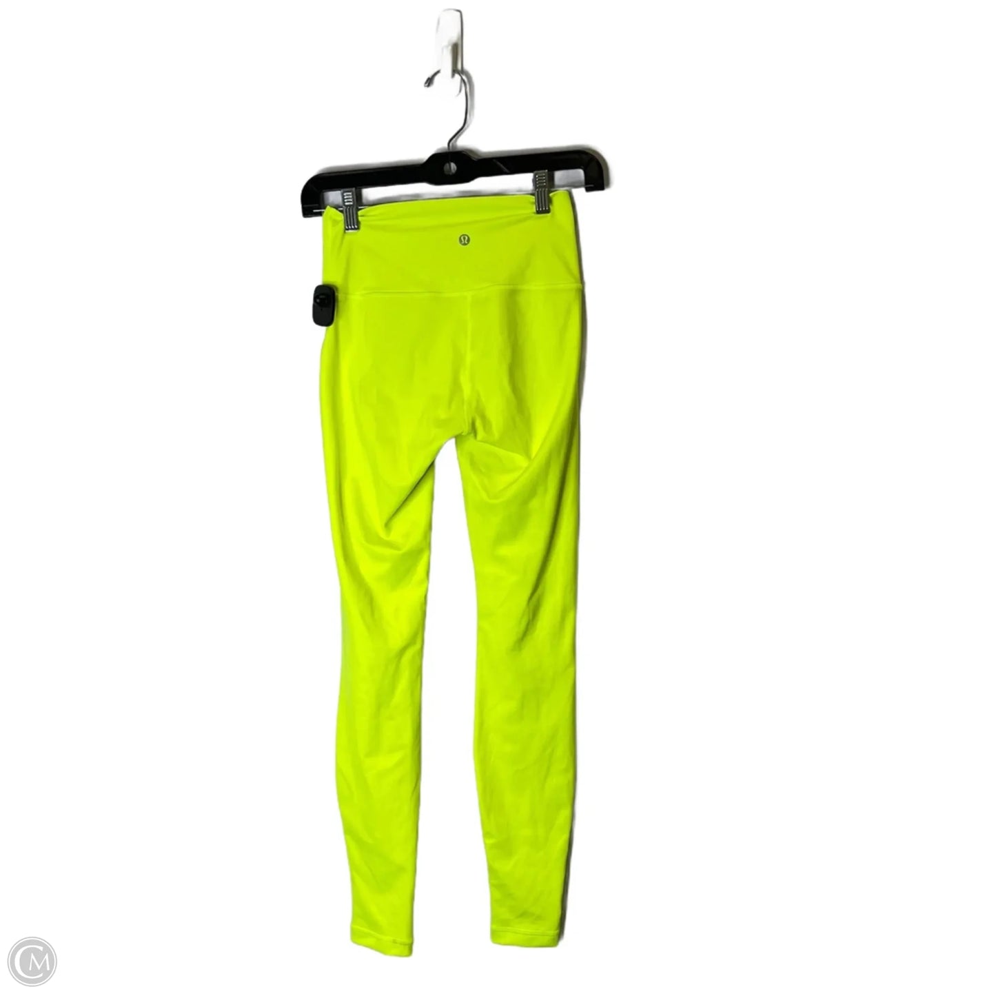 Athletic Leggings By Lululemon In Yellow, Size: 4