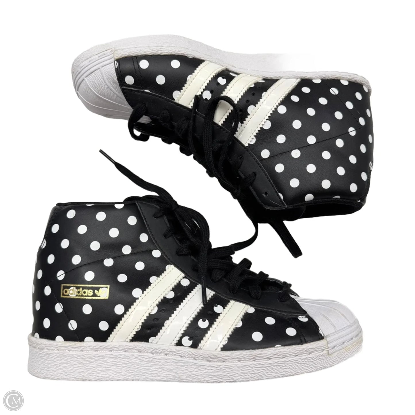 Shoes Sneakers By Adidas In Polkadot Pattern, Size: 6.5