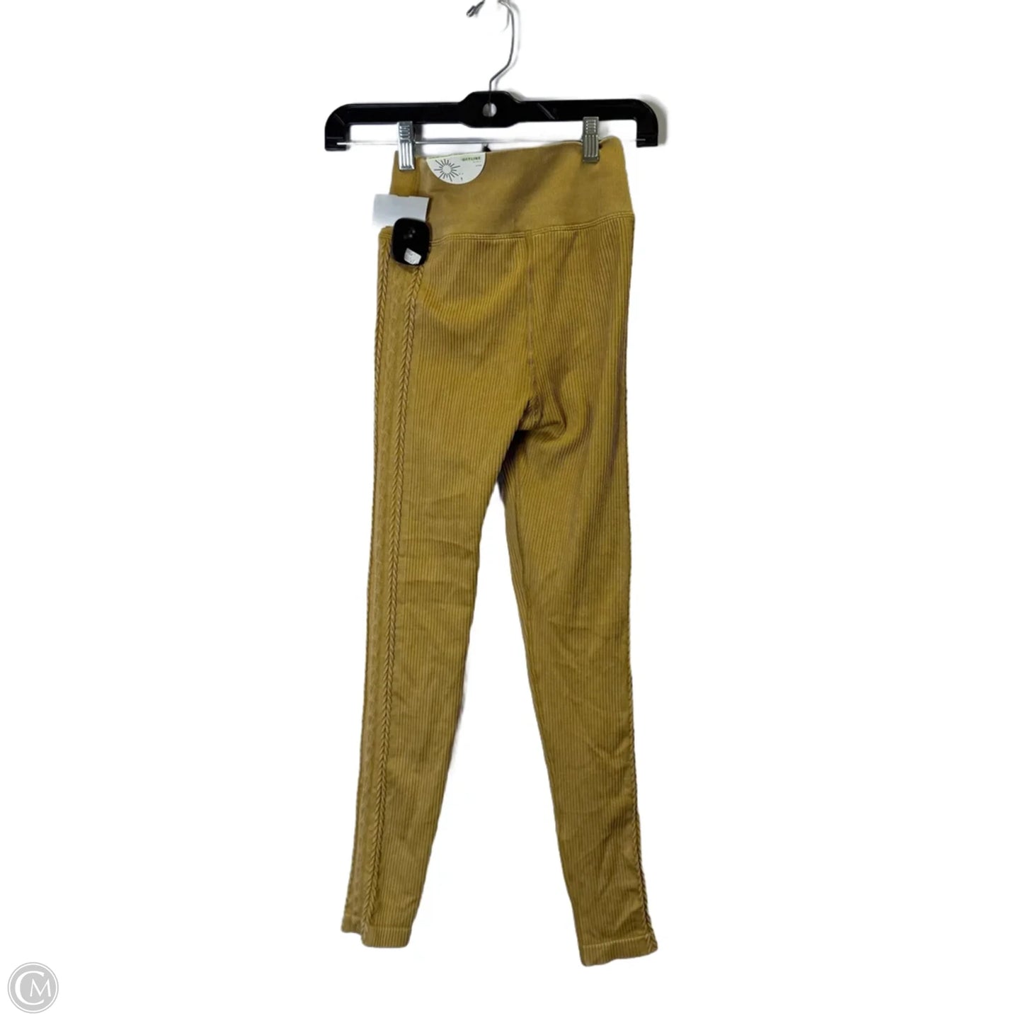 Athletic Leggings By Aerie In Yellow, Size: S