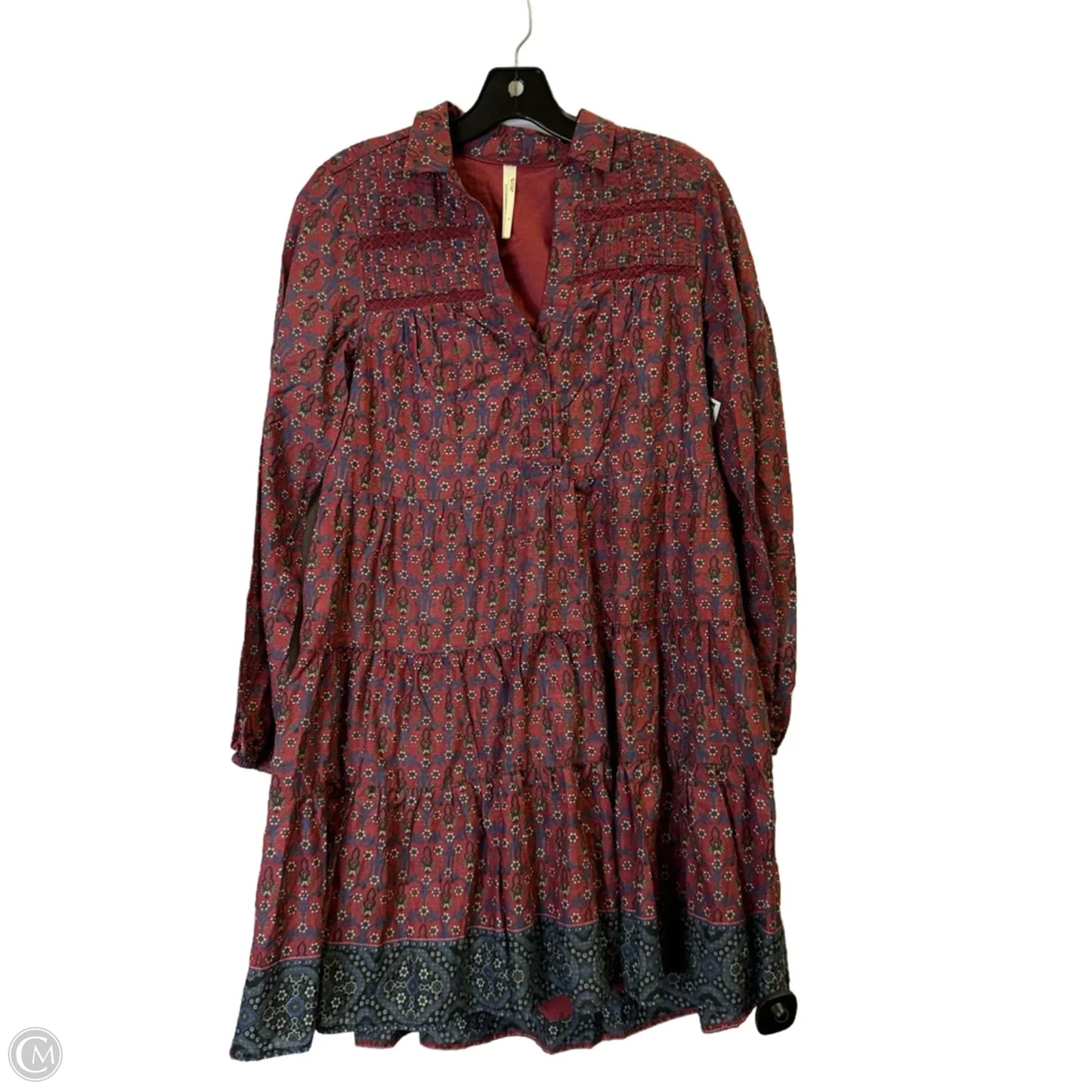 Dress Casual Short By Anthropologie In Red, Size: S