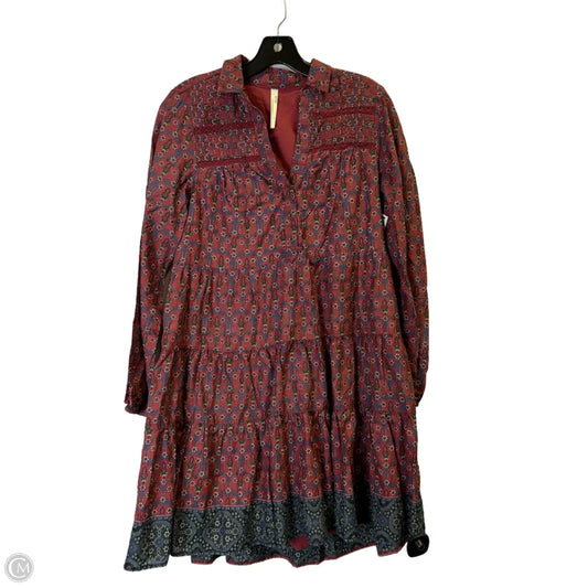 Dress Casual Short By Anthropologie In Red, Size: S