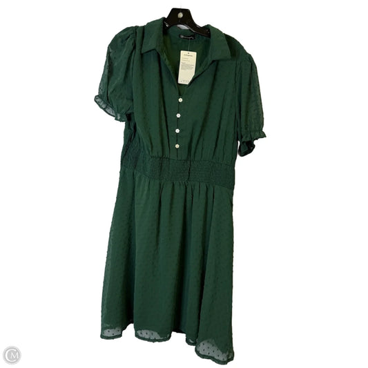 Dress Casual Short By Prettygarden In Green, Size: Xl