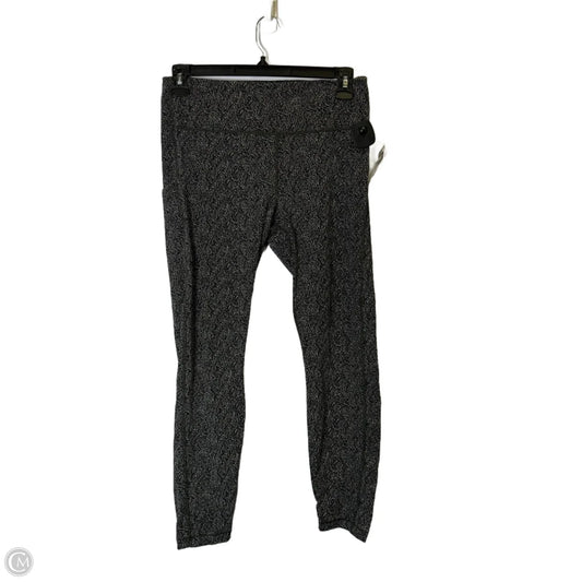 Athletic Leggings By Athleta In Black, Size: L