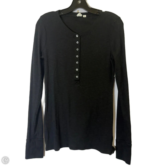 Top Long Sleeve By Gap In Black, Size: S
