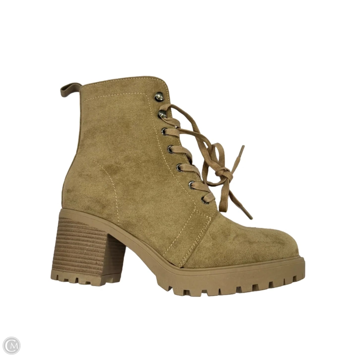 Boots Ankle Flats By Cushionaire In Tan, Size: 8