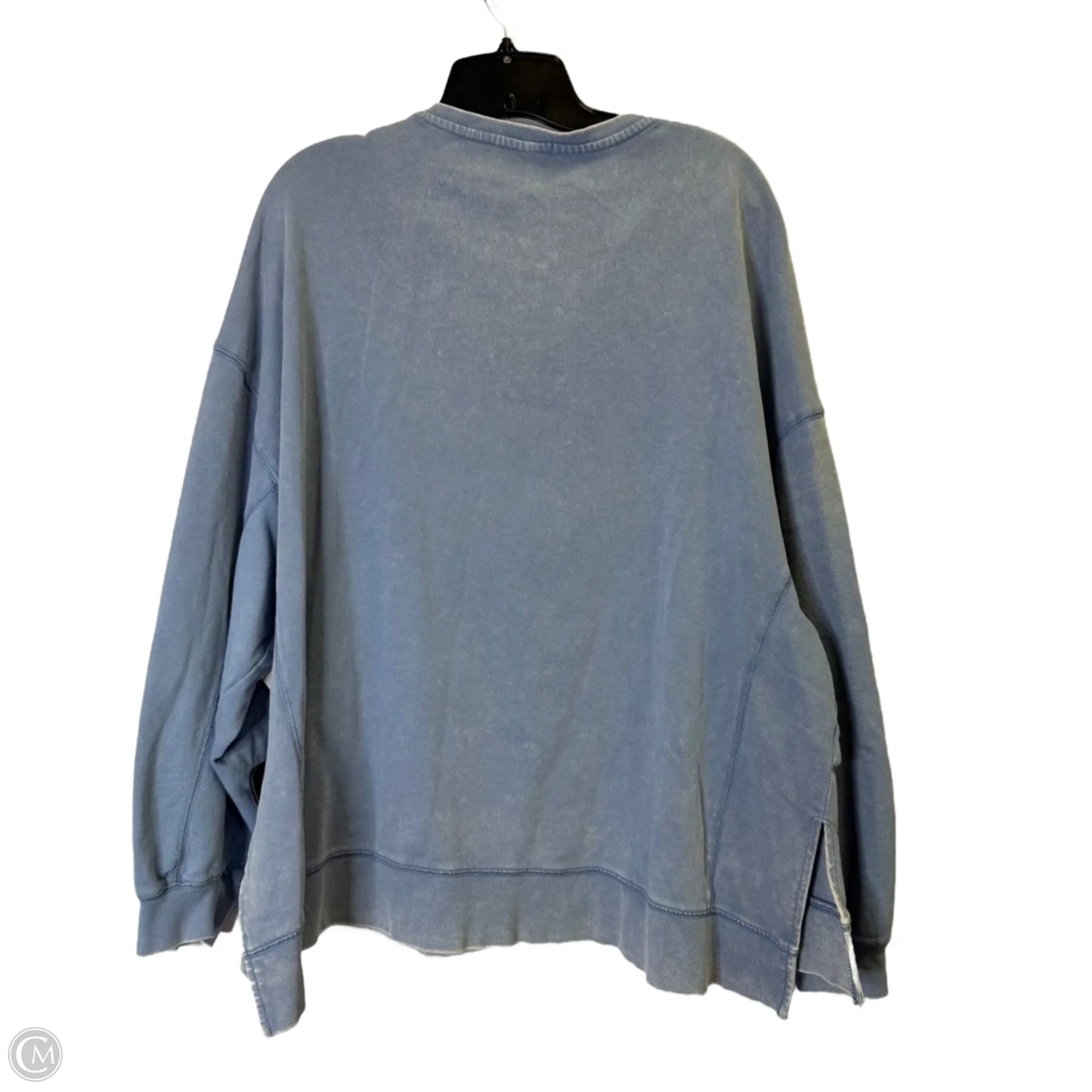 Top Long Sleeve Basic By Z Supply In Blue, Size: Xl