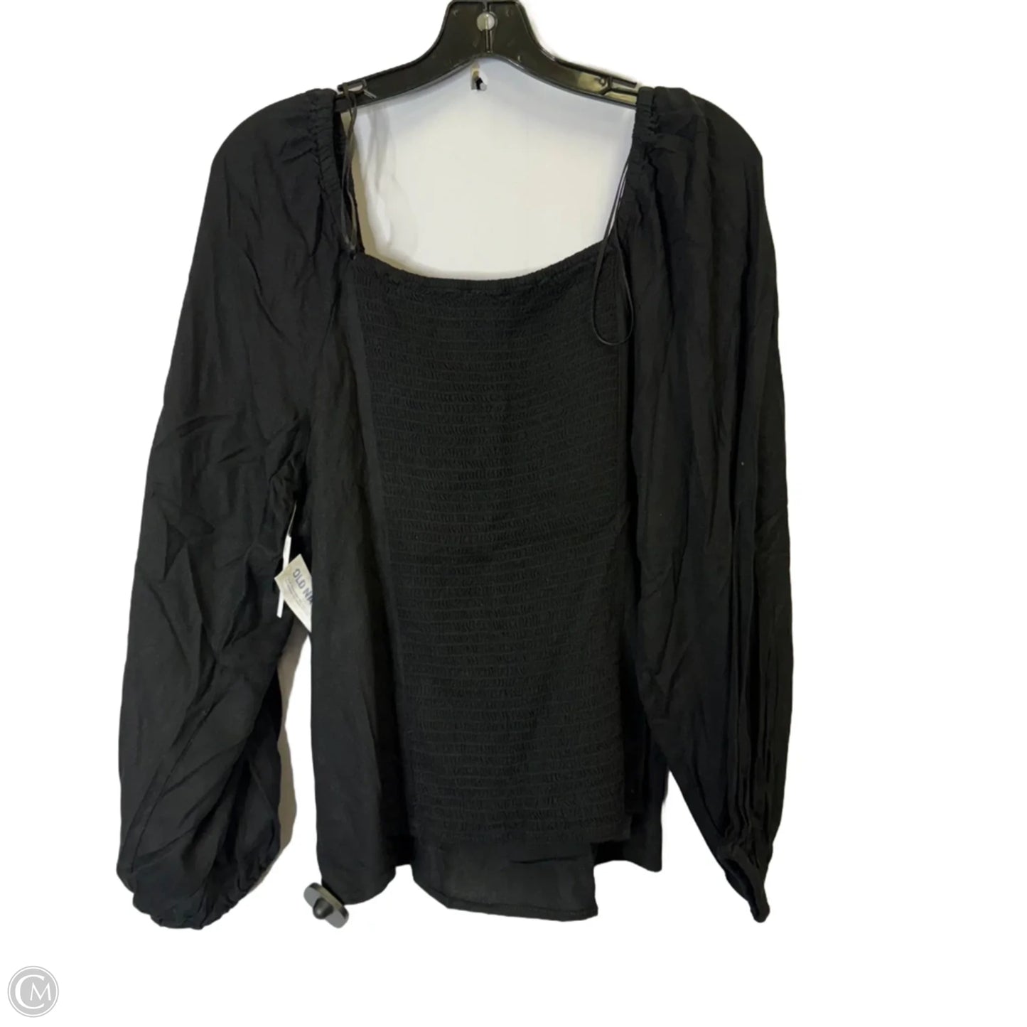 Top Long Sleeve By Old Navy In Black, Size: Xl