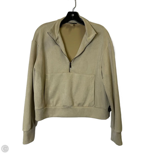 Sweatshirt Collar By T Tahari In Tan, Size: S