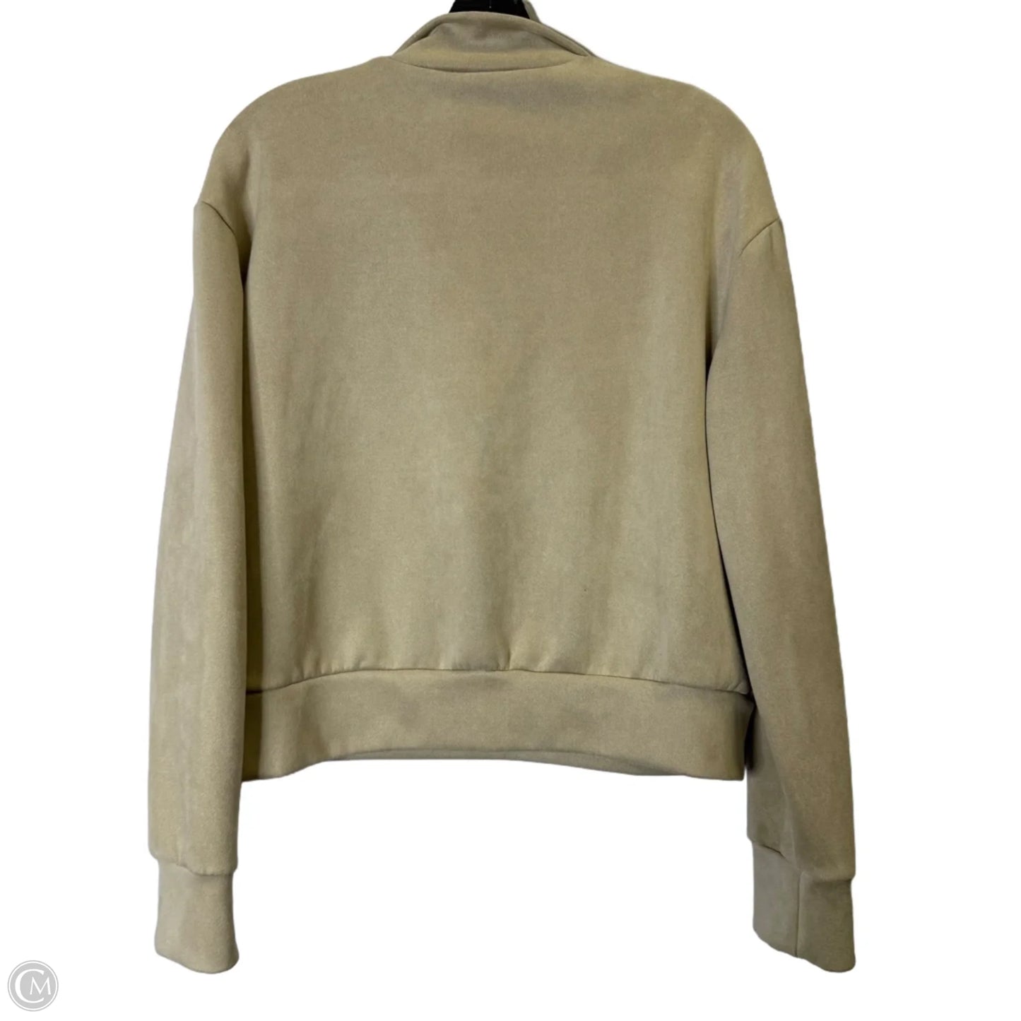 Sweatshirt Collar By T Tahari In Tan, Size: S