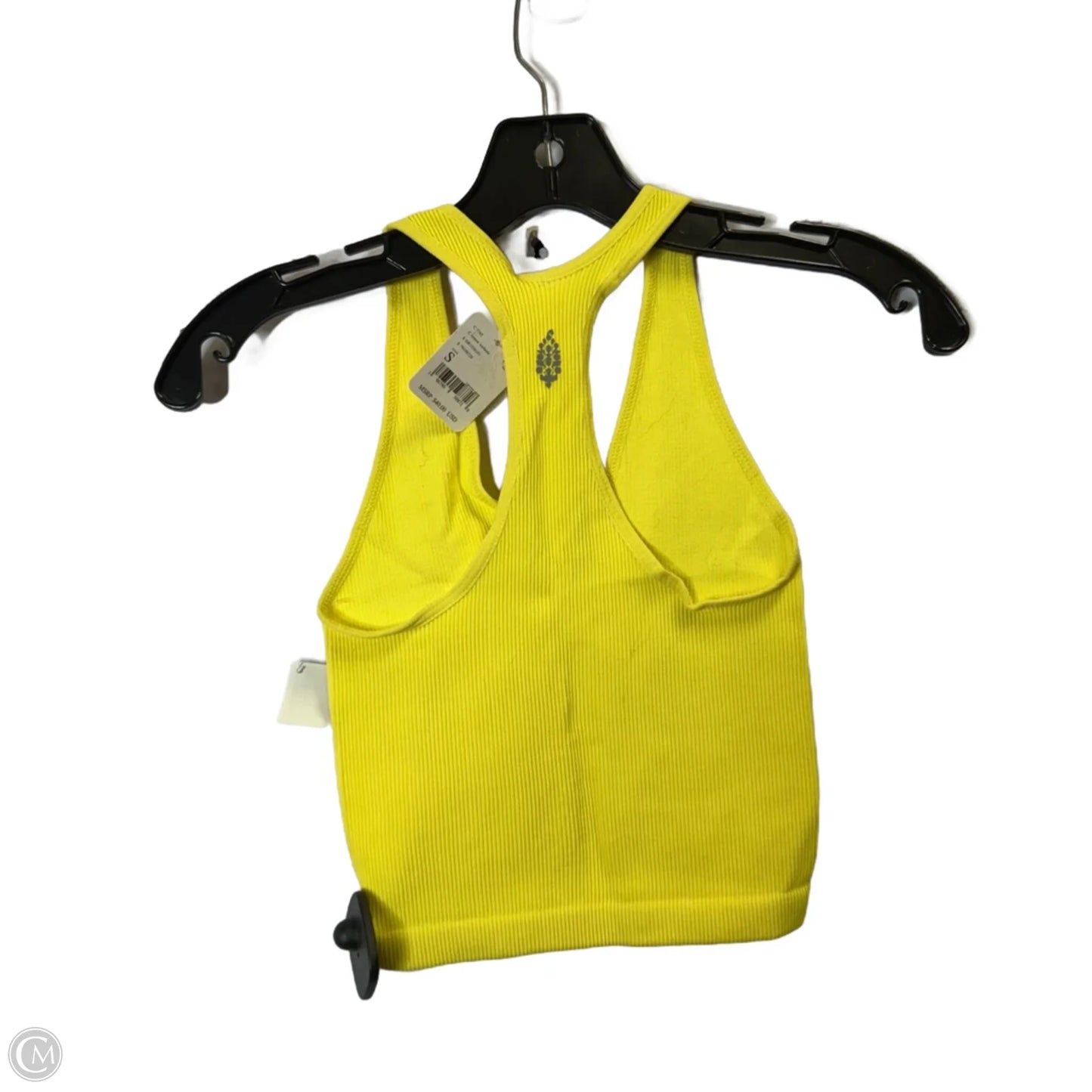 Athletic Tank Top By Free People In Yellow, Size: S