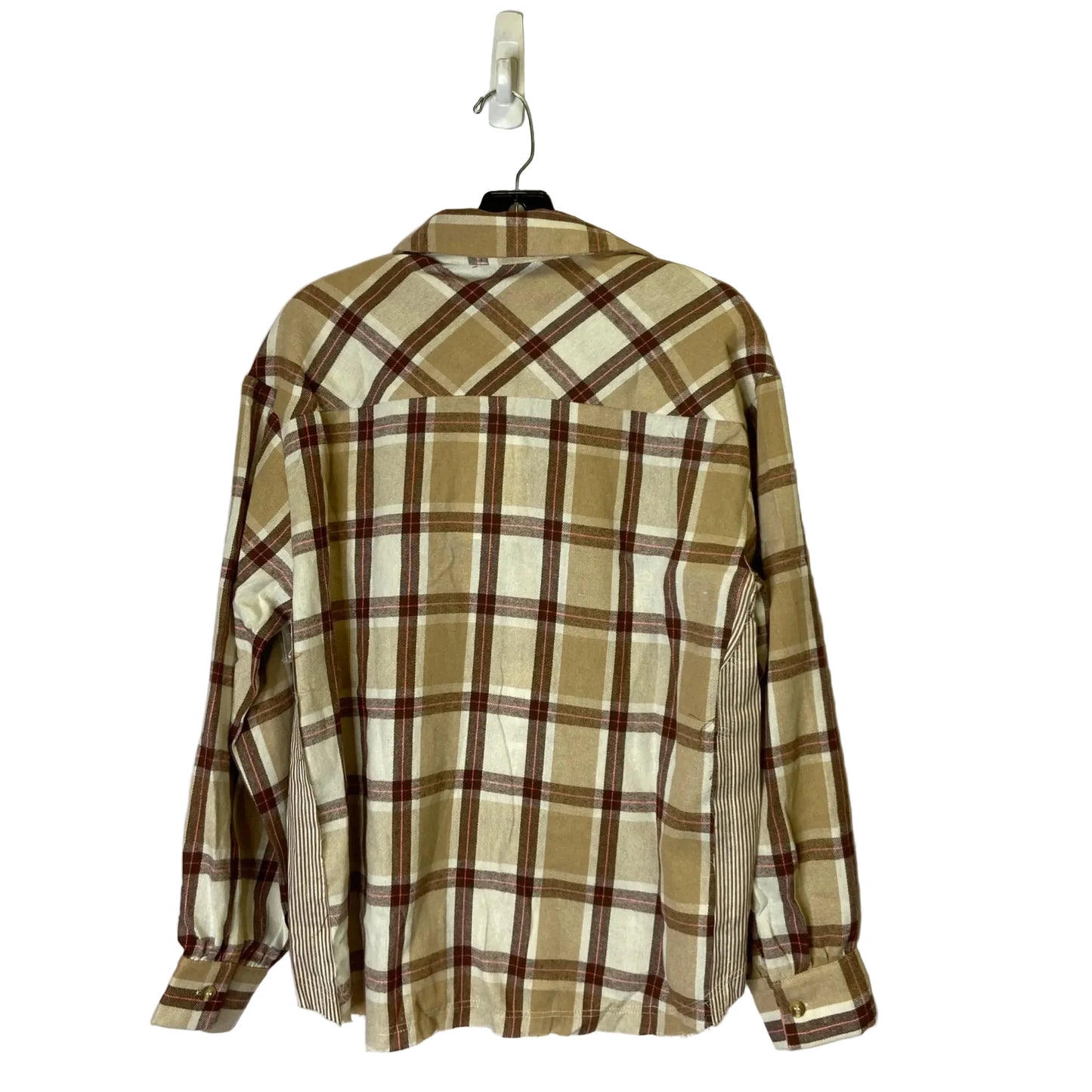 Top Long Sleeve By Andree By Unit In Brown, Size: M