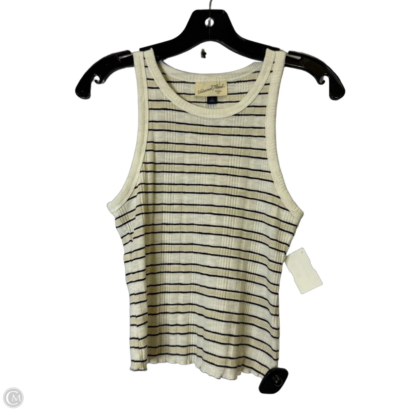 Top Sleeveless Basic By Universal Thread In Cream, Size: S