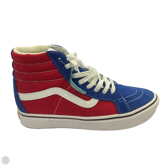 Shoes Sneakers By Vans In Blue, Size: 8.5